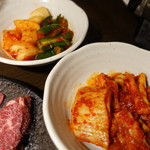 くわはた - キムチ盛り合わせ