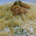 生ウニのクリームソース