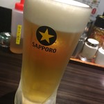 呼び戻しとんこつ 光四郎 - 生ビール