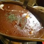 カレー屋アカマル - 北海道産メークイーンコロッケカレー￥１１００パクチー追加￥１５０