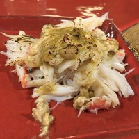定谷 - ほぐした毛蟹と蟹味噌
