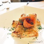 カヴァティーネ - タスマニアサーモンと茸のカネロニ