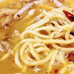 中華そば べんてん - 油そばにスープ①