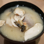 うを徳 - 2017.11 京都海老芋と京都小芋と宮城気仙沼松茸と愛媛鮑の白味噌椀