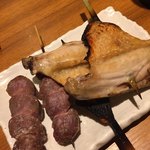 焼鳥 酉たけ - 砂肝、手羽先