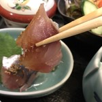 鮮菜家 - これ 身厚なアジの燻製やった