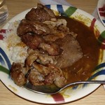 焼肉番長 - 焼肉カレー作りました