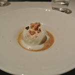 リストランテ カノフィーロ - 栗のパンナコッタ　エスプレッソのアングレーズソース
