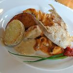 ステーキ・洋食のTANTO屋 - 鯛と魚介のポワレ　2017.11