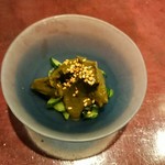 りょうりや 御旅屋 - 鮑の肝あえ