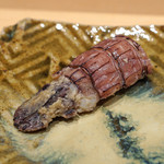 三谷 - 浜茹での小樽産 蝦蛄　　松の司　大吟醸と共に