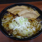 そば処長岡庵 - くるま麩ふのりそば５００円