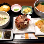 Soba Ikkon Gen - 季節の野菜天定食