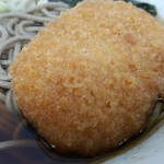 立喰いそば さとう - コロッケアップ