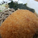 立喰いそば さとう - どーんとコロッケ