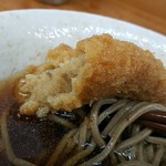 立喰いそば さとう - 崩壊したコロッケ