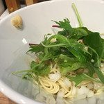 中華ソバ 篤々 - 生姜和え麺、女子盛り