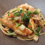 Bekk - 【海老と蕪のスパゲッティ】