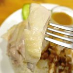 東京カオマンガイ - 茹で鶏は柔らかくジューシーなウマさ満点！