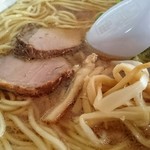 生姜ラーメン みづの - 生姜ラーメン接写