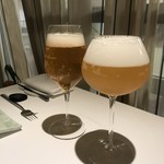 レストランエール - 乾杯のビールは、フルーティなお味のクローネンプルグ。（950円、外税）