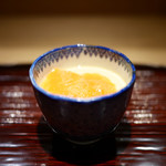 東麻布 天本 - 蜆出汁茶碗蒸し、生このこ