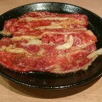 焼肉問屋 牛蔵 - 薄切りカルビ