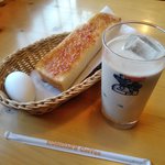 コメダ珈琲店 - アイスミルクコーヒー＆モーニング（A）