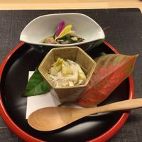 麻布十番 ふくだ - おひたし  蟹身とろみ餡
