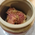 炭火焼肉 とさや - 壺漬けハラミ爆弾焼