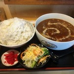 チュー勇 - スタミナカレーラーメンセット大盛り＋ご飯超大盛り