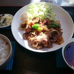 檜食堂 - 焼き肉定食 880円