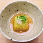 味 ふくしま - アツアツの『銀杏の揚げ出し豆腐』～♪(*￣∇￣)ﾉ