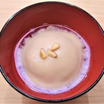 味 ふくしま - クリーミーでとろとろの『無花果の胡麻餡かけ』～♪(*￣∇￣)ﾉ