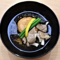 味 ふくしま - 出汁がめちゃうまの『雲子のしんじょと平茸のお椀』～♪(*￣∇￣)ﾉ