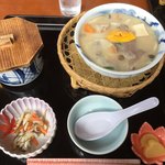 赤もみじ - 伊賀の名物という牛汁定食は1600円也