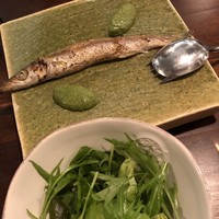 セルサルサーレ - カマスのコンフィ、有機野菜のサラダ