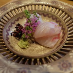 鯛とモンゴウイカ