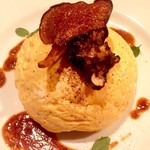 kong tong - ポルチーニ入り、きのこオムライス