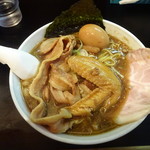 一条流がんこ総本家分家四谷荒木町 - 「悪魔ラーメン　\800」濃厚出汁に濃厚カエシ～