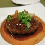 旬亭 なか川 - 飛騨牛ハンバーグ