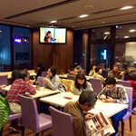 ドーミーイン姫路 - 9:30を少し過ぎただけでこの混みよう。かなり人気だ。