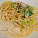 ガーデン＆クラフツ カフェ - ('11/4)ホタテとキャベツ　柚子胡椒クリームソース