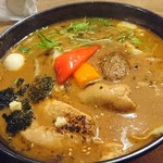 スープカレーGARAKU - やわらかチキンレッグと野菜　1,150円