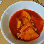 平壌冷麺食道園 - 別盛のカクテキ(17-11)
