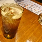 確か黒糖梅酒のソーダ割り♪