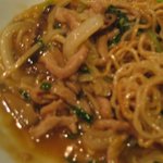 中国料理 桃花林 - オークラの肉絲炒麺、高！旨！