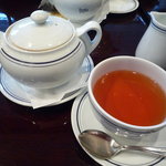 パパス・カフェ - ケーキセットの紅茶♪