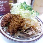 キッチン南海 - カキフライしょうが焼き定食