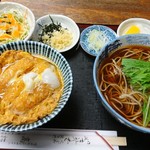 おそば高松 - ミニカツ丼と蕎麦のセット\1030(17-11)